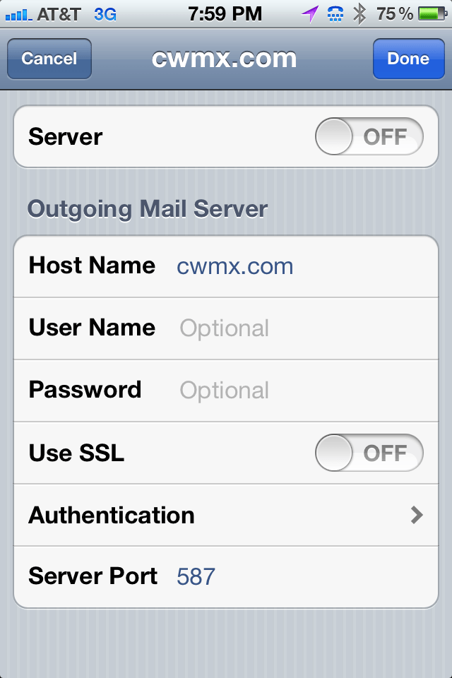 setting PRIMARY outgoing Mail Server Apple Community