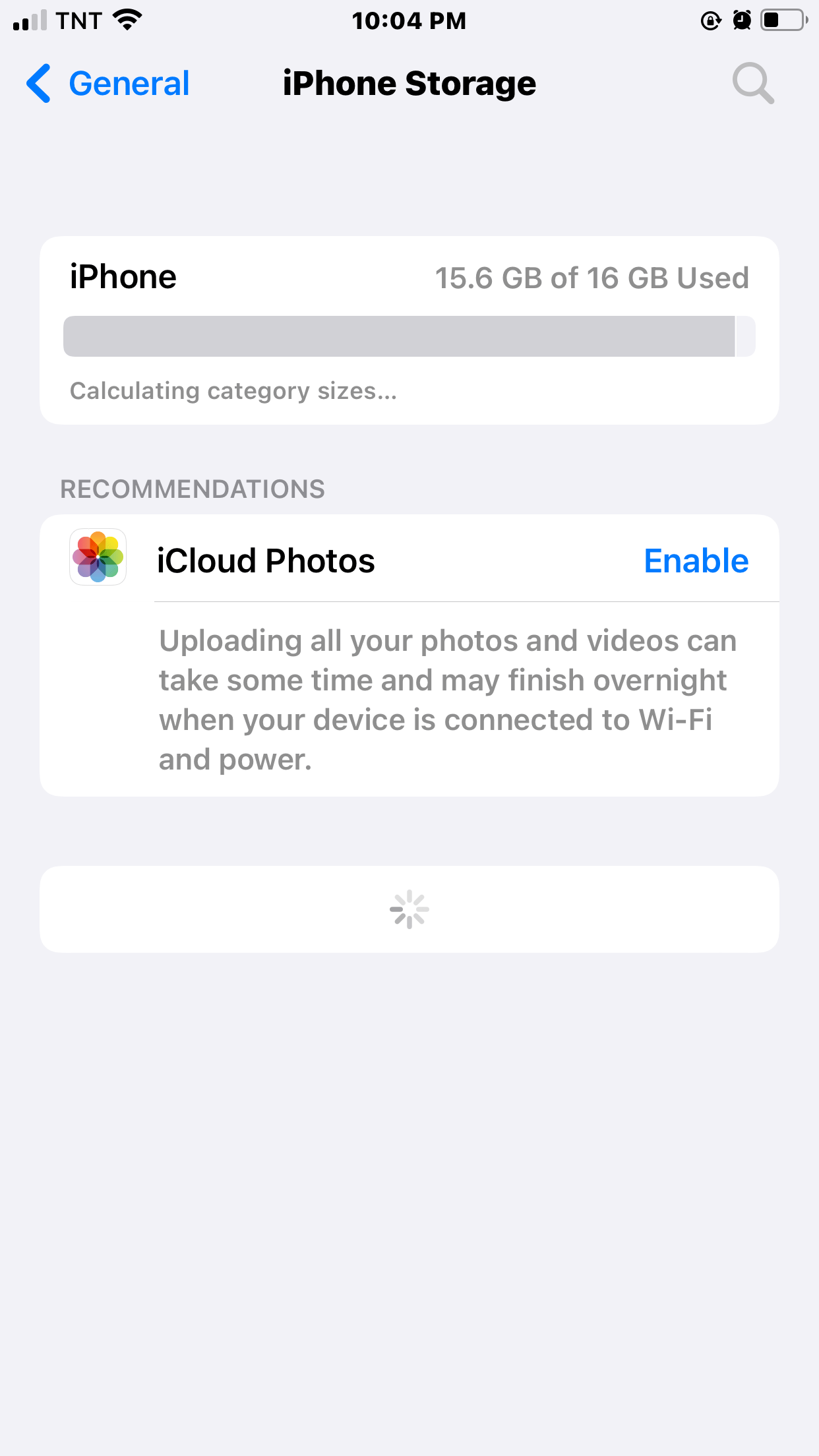 How to fix iphone storage loading Apple Community