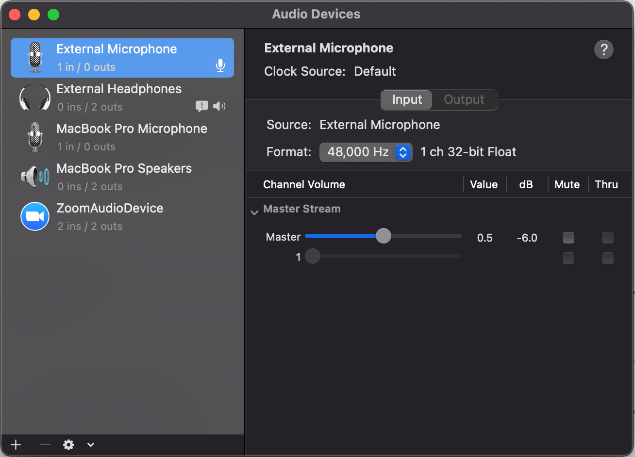 External microphone jack sidetone/passth… Apple Community