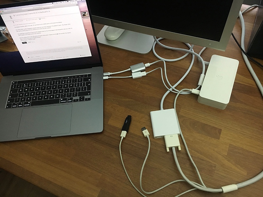 Connecting Apple Cinema HD 30" to MacBook… Apple Community