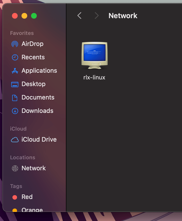 "rlxlinux" listed in Networks Apple Community