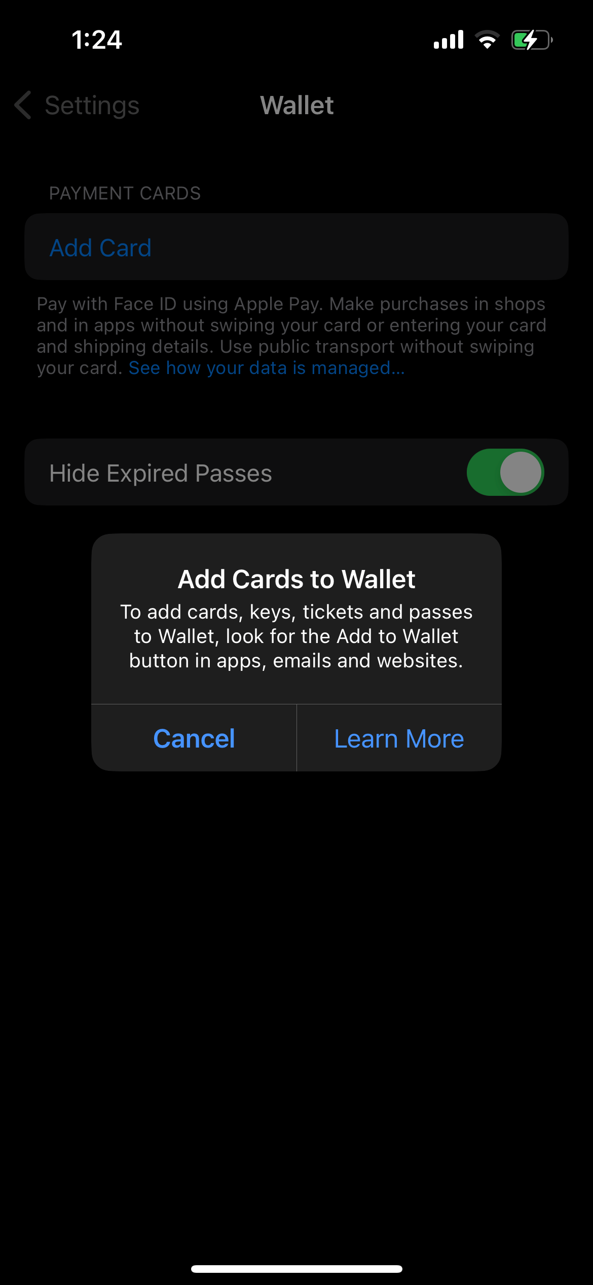 I cant do add my payment cards to wallet … Apple Community