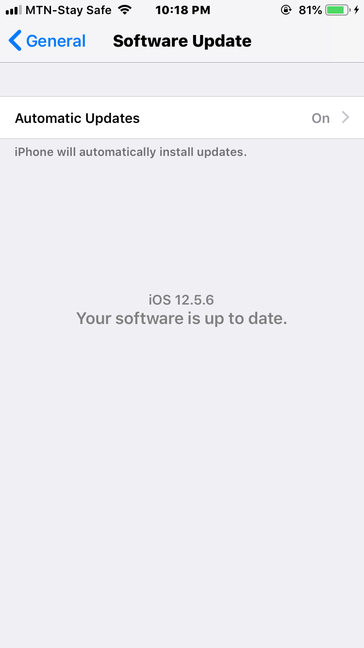 Why is my iPhone 6 not update to the late… Apple Community