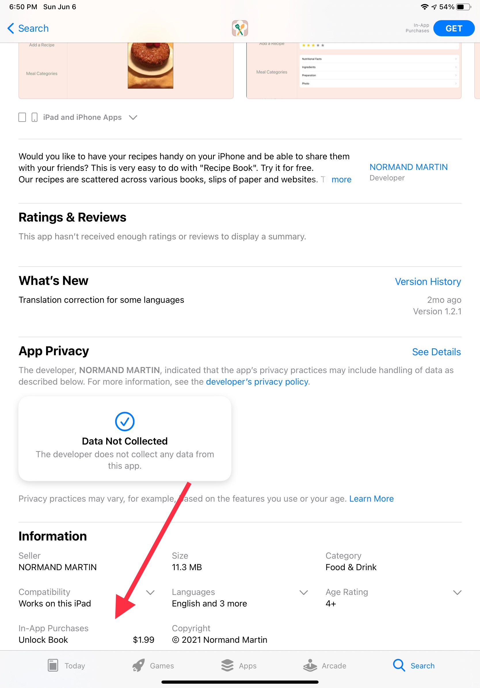 Recipe Book no longer accessible on lates… Apple Community