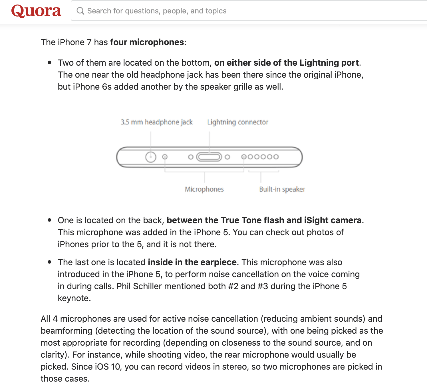 Where is the microphone located on my iPh… Apple Community