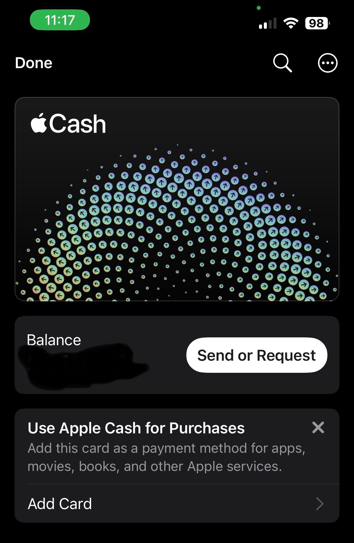 My Apple Cash card keeps saying there's a… Apple Community