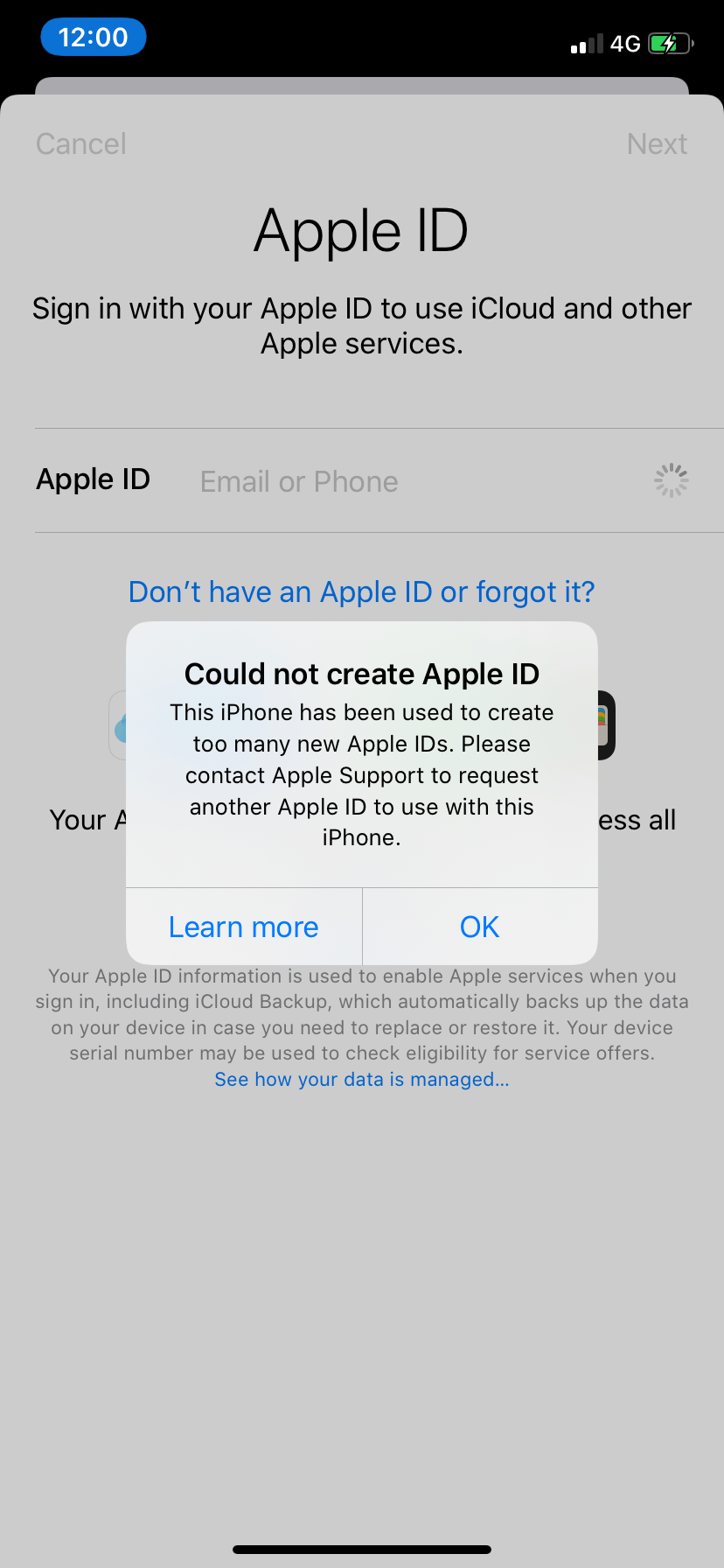 Could not create Apple ID This iPhone has… Apple Community