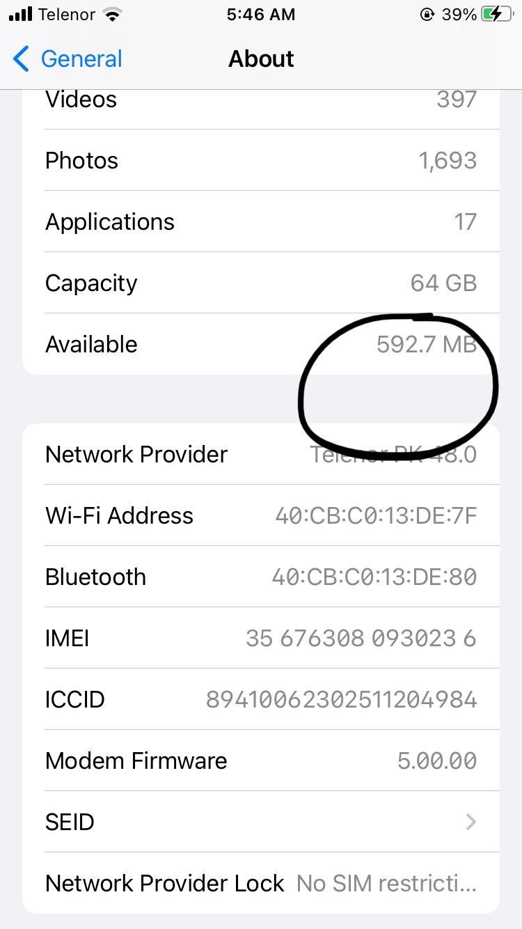 System Data Take 45Gb From 64Gb Apple Community