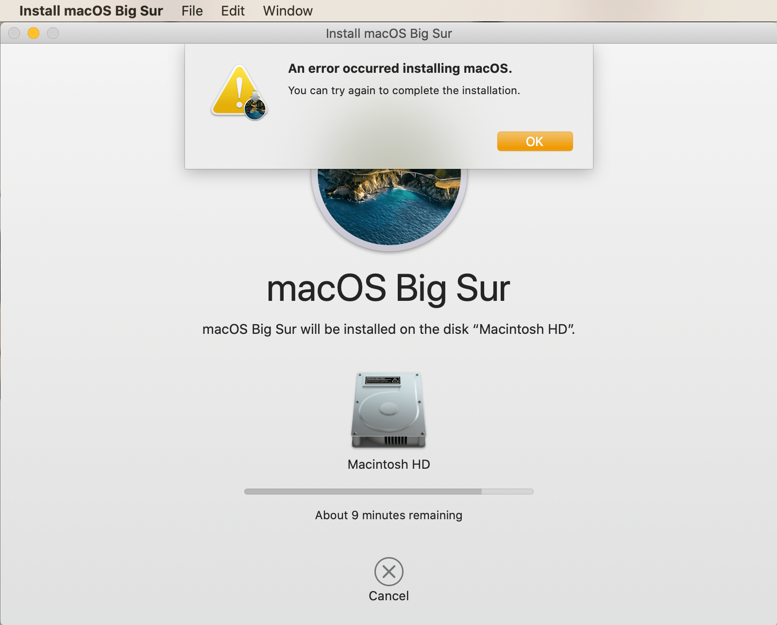 macOS Big Sur Update Failing Apple Community