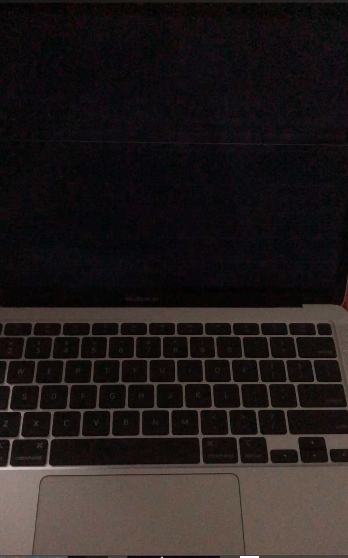 Macbook goes black Apple Community