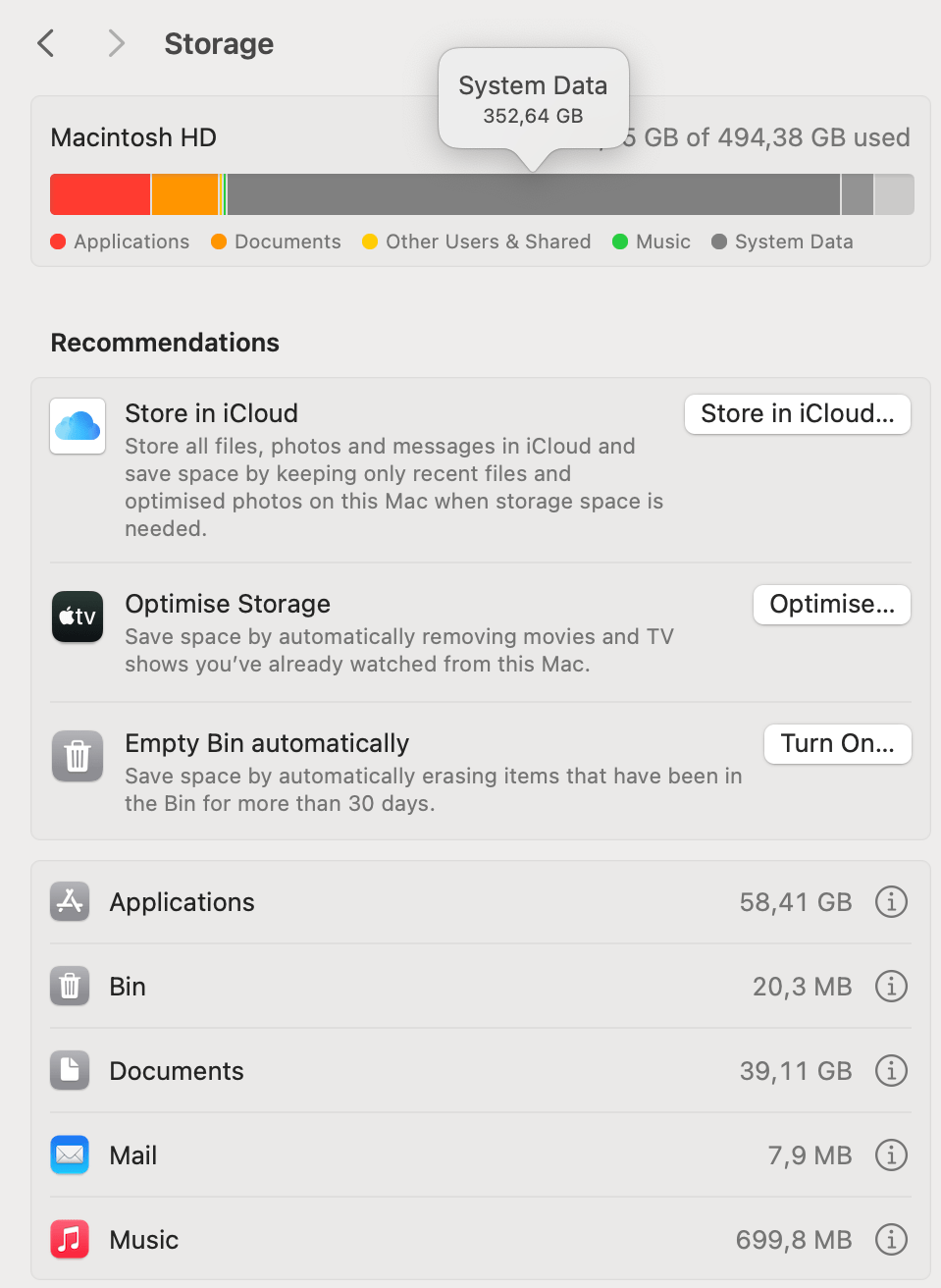 How can I remove system data to free up s… Apple Community
