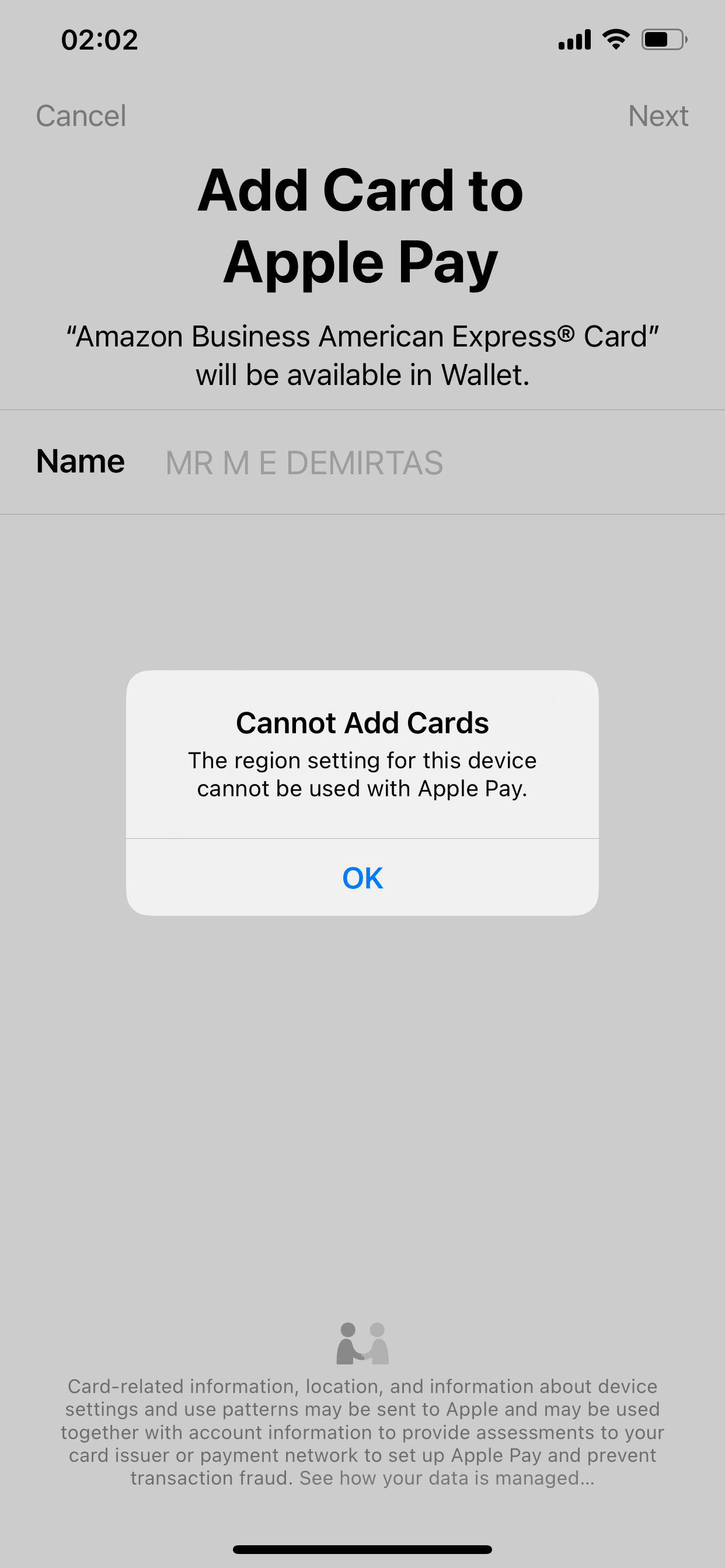 Help with wallet!!! Apple Community