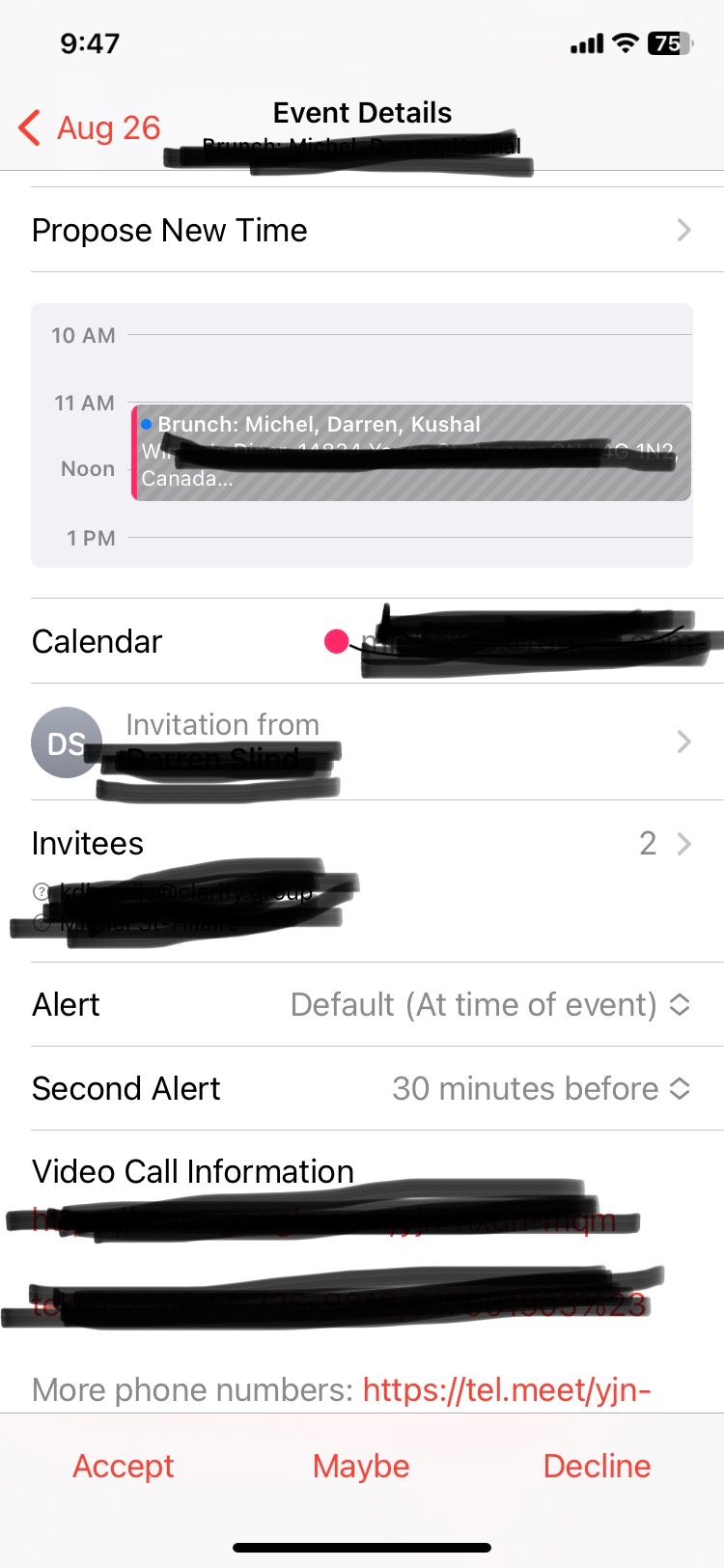 Google calendar invite Apple Community