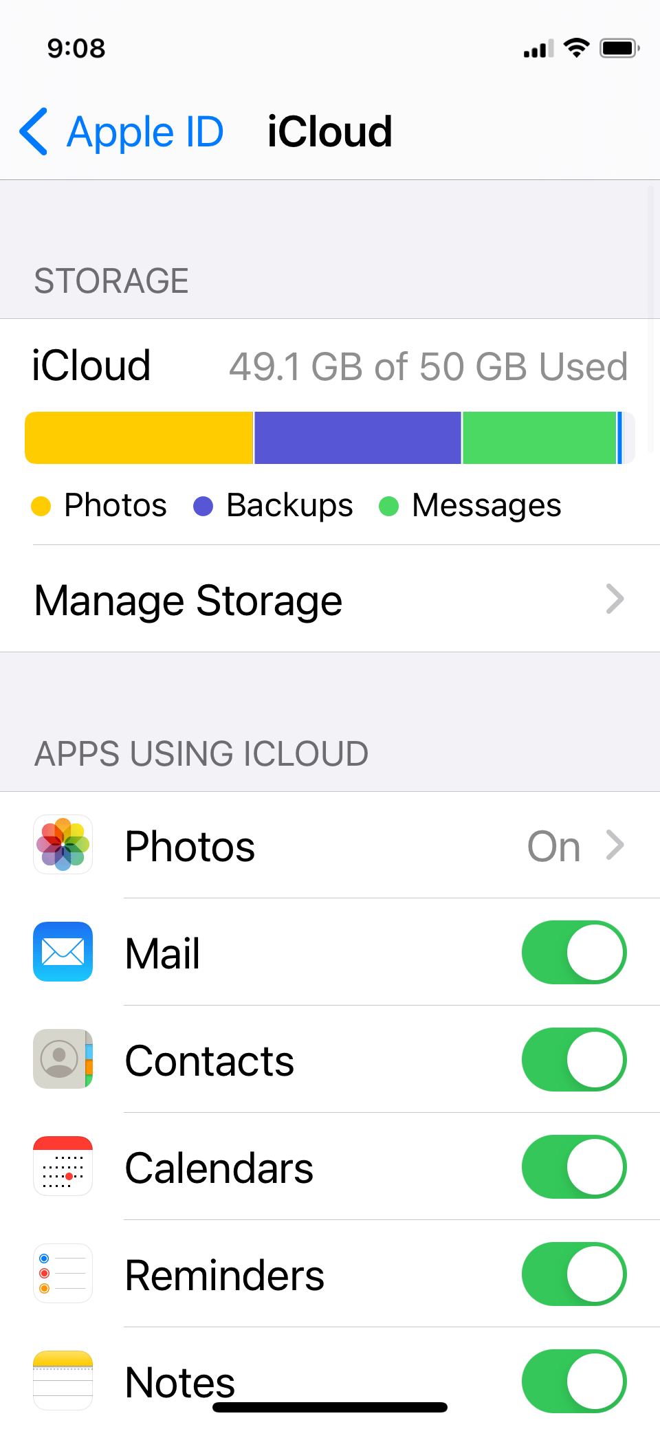 Why does “backup storage” takes up half o… Apple Community
