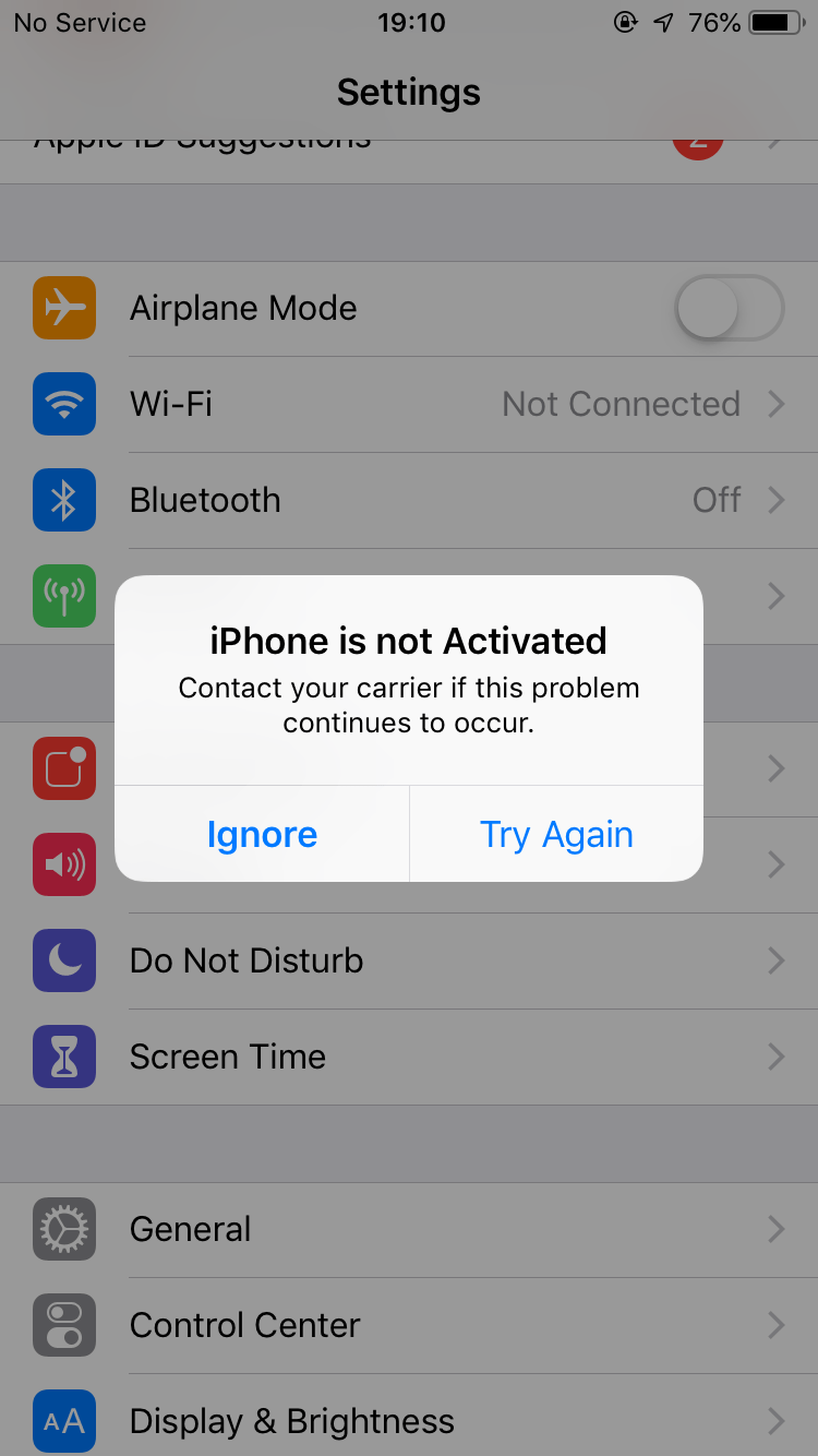 Iphone is not activated Apple Community