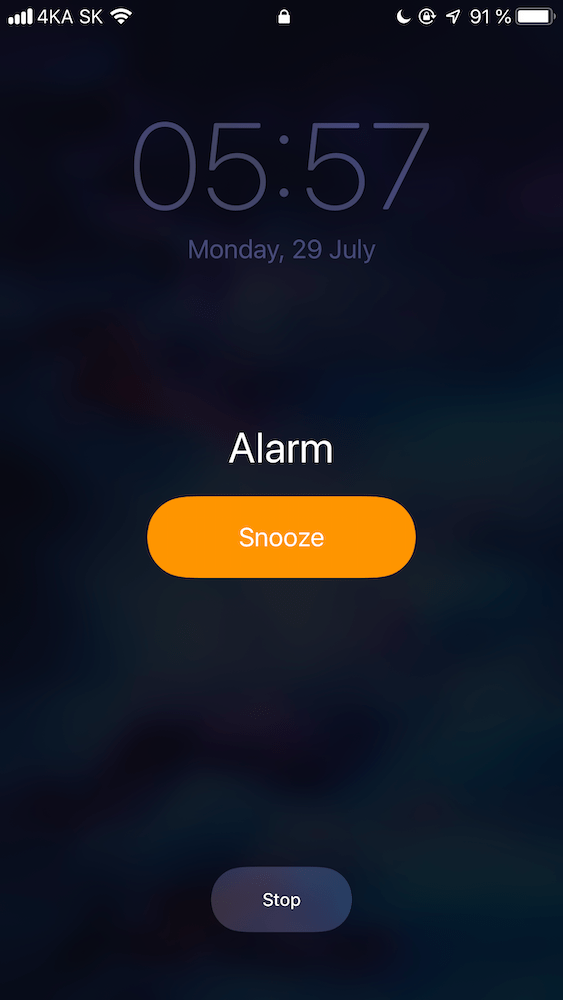 iOS 12.4 alarm glitch Apple Community