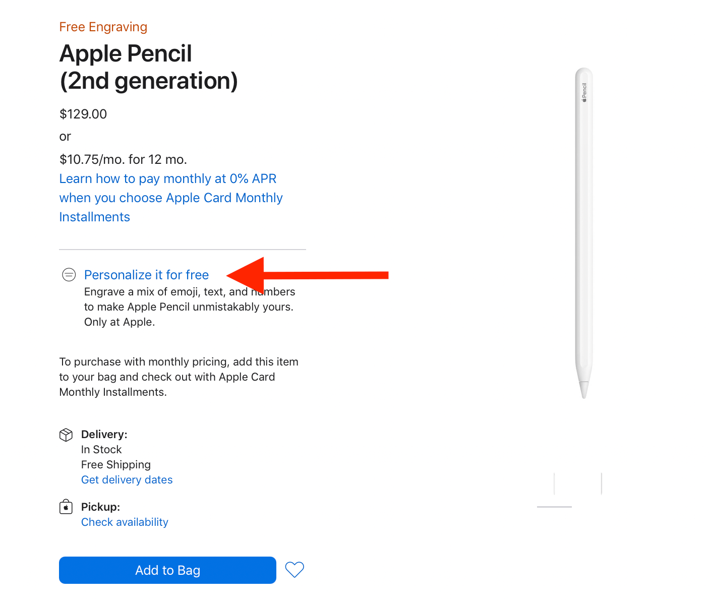 How can I get my Apple pencil engraved? Apple Community