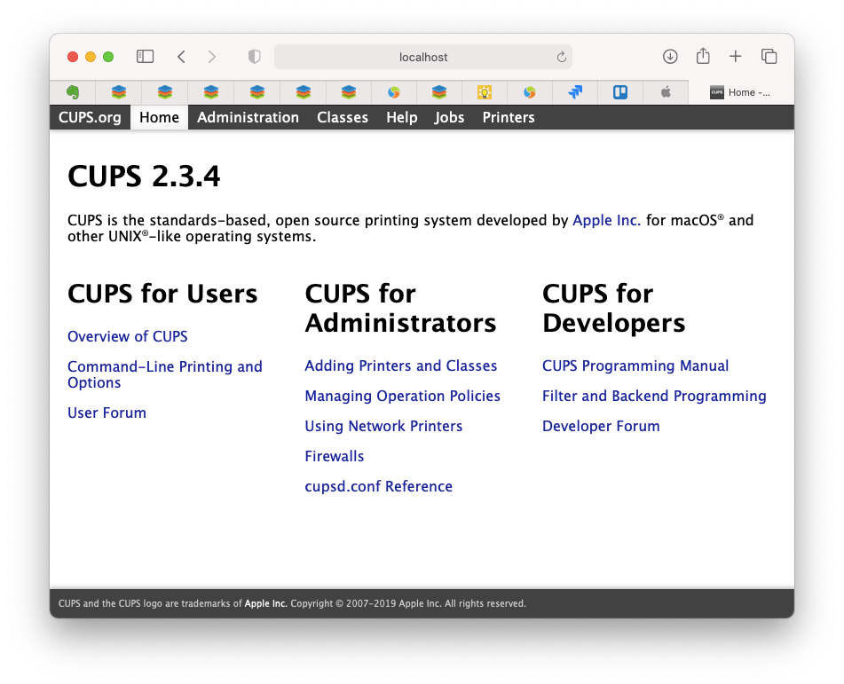 localhost631 (cups) won't open on macOS … Apple Community