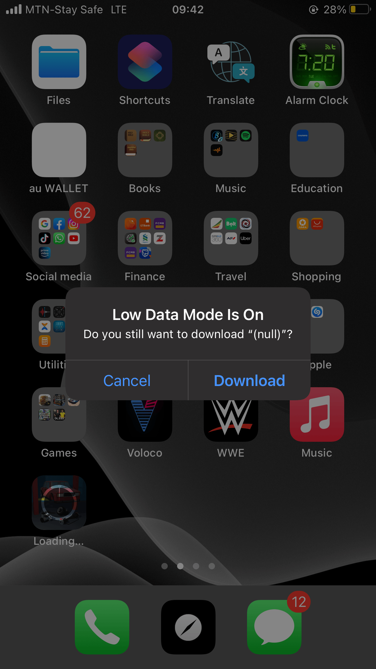 How do I download apps when it shows Apple Community