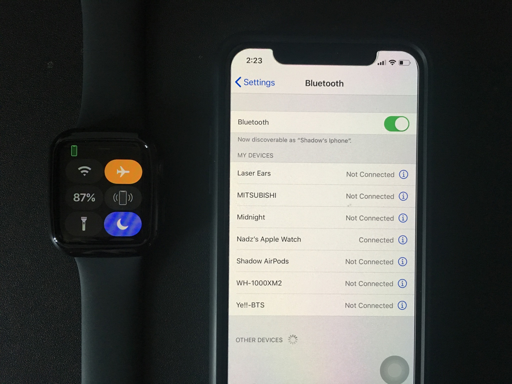 Apple watch airplane mode watchOS 6 Apple Community