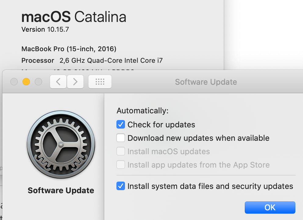 Catalina asking to update to Mojave Apple Community