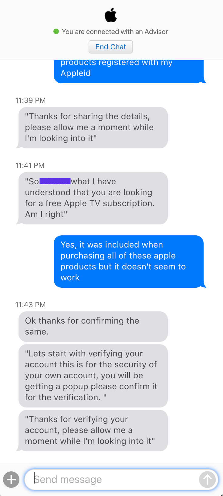 AppleTV free trial not working Apple Community