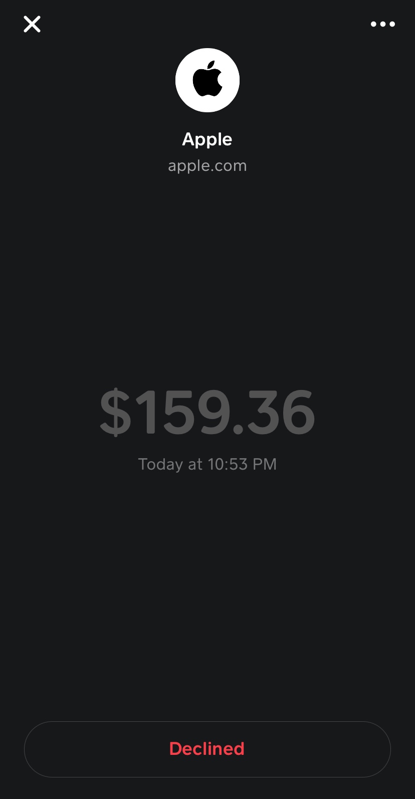 Transaction Apple Community