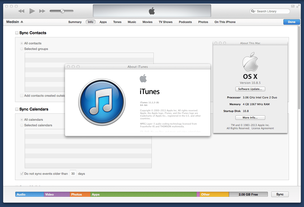 iTunes 11.1.3 under OSX 10.8.x and the IN… Apple Community