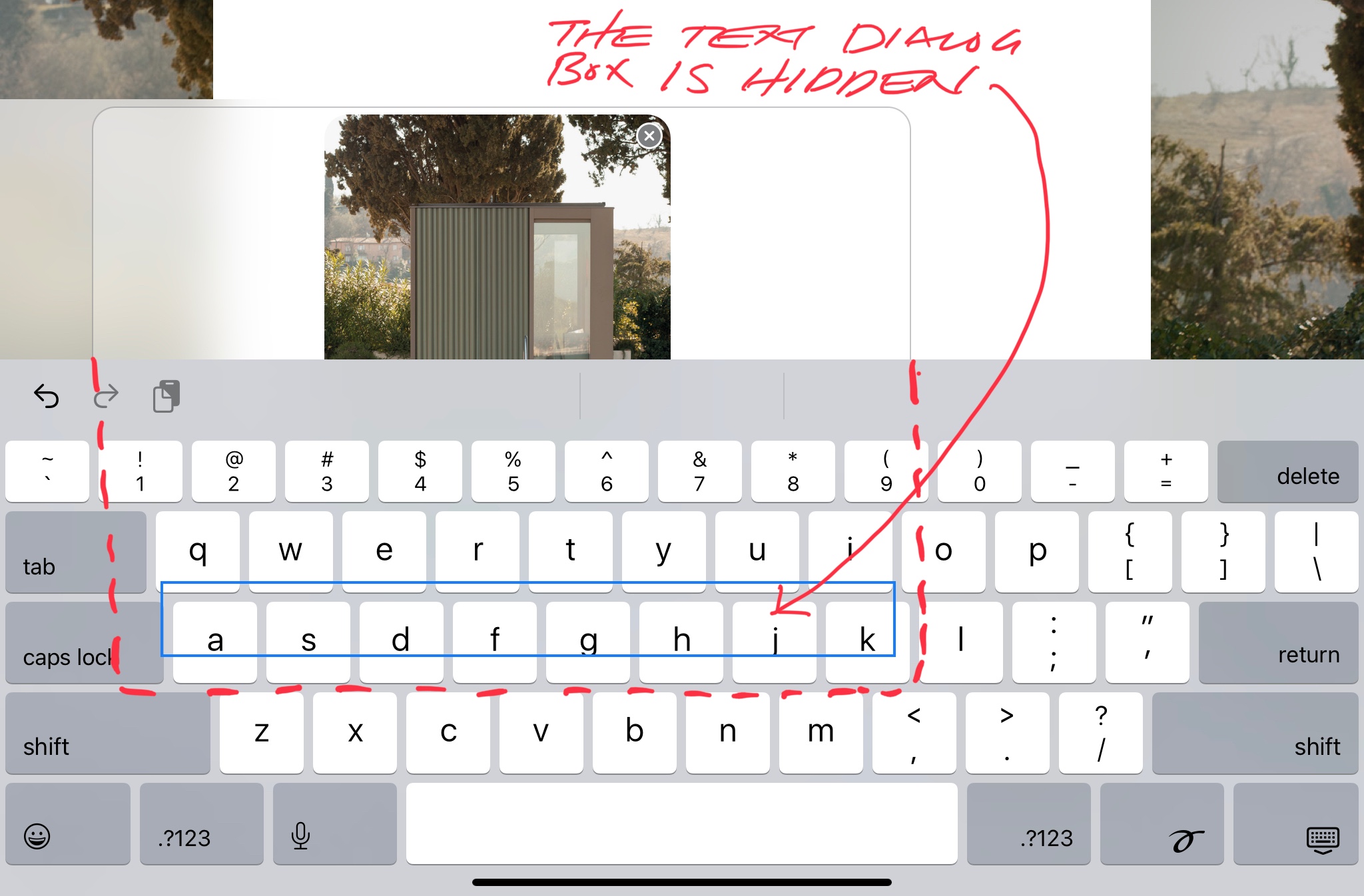 iPadOS 16.2 keyboard popup covers Messag… Apple Community