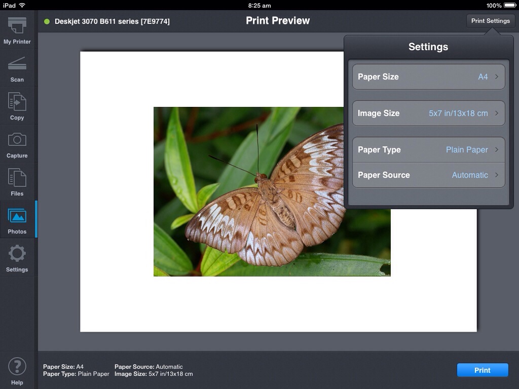 How can I print 8x10 photos from my ipad2? Apple Community