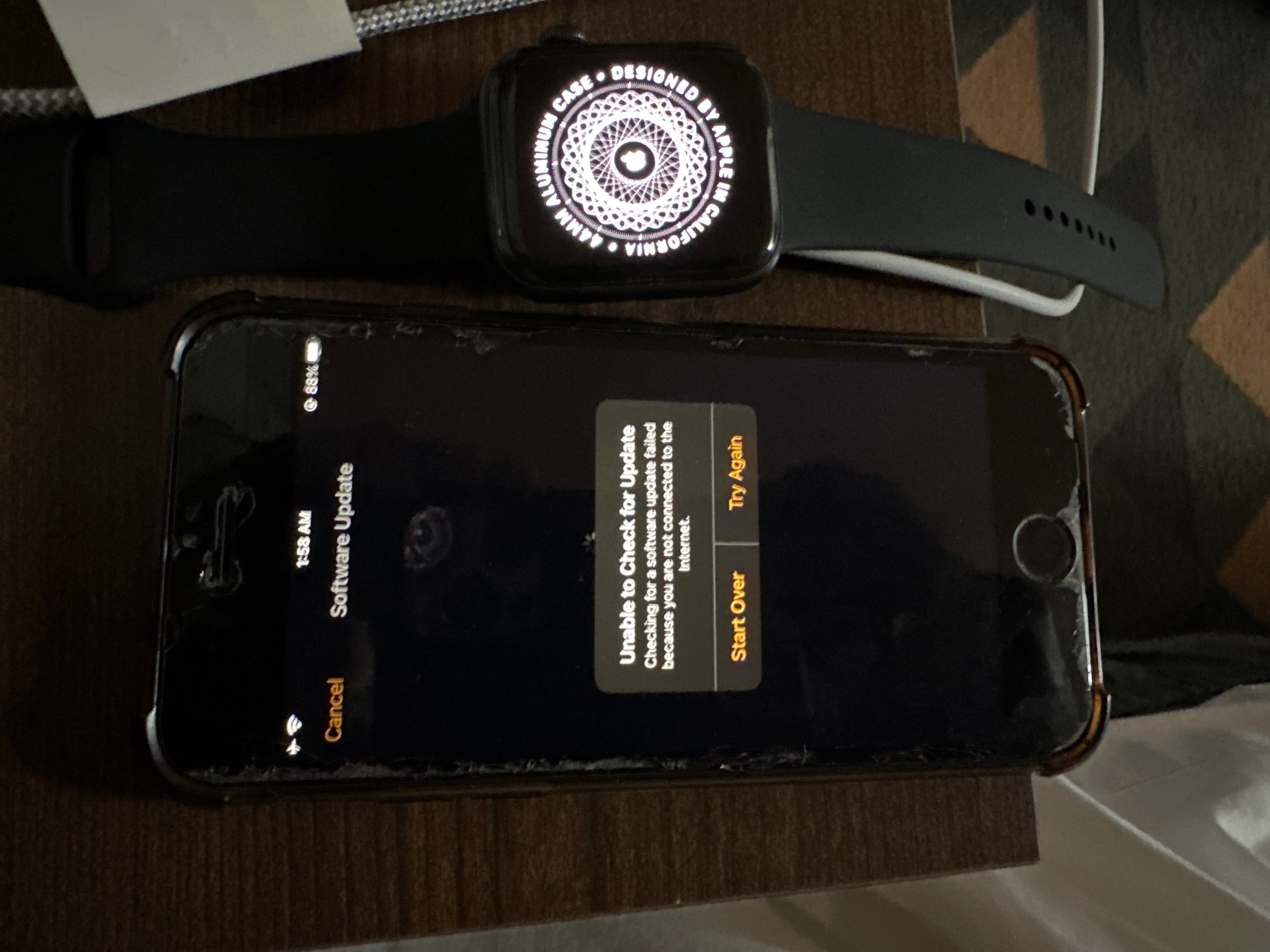 I cannot update my apple watch while it’s… Apple Community