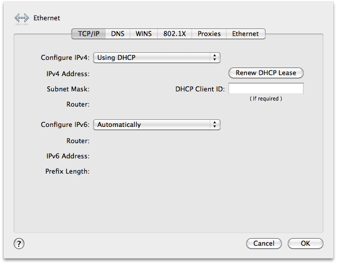 DHCP not working Apple Community