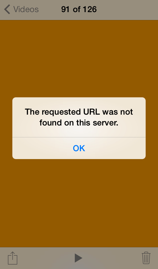 The requested URL was not found on this s… Apple Community