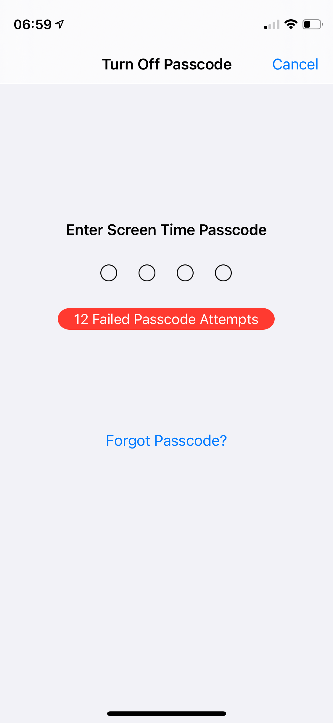 Reset screen time code when 60 mins lock … Apple Community