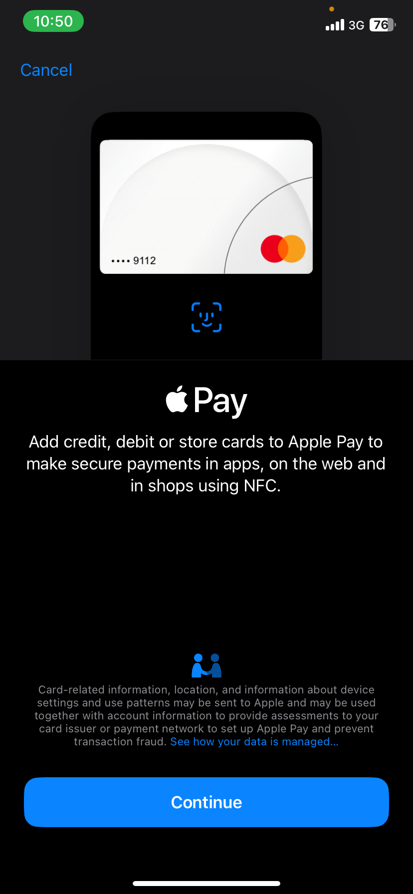 hi i cant add debit card in my apple wale… Apple Community