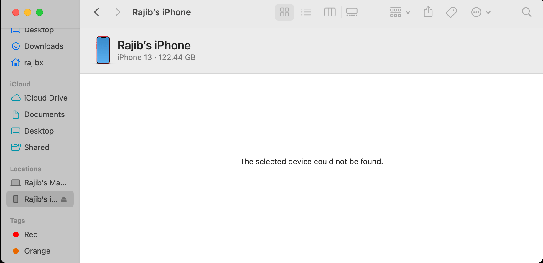 Contents of iPhone not showing up on my M… Apple Community