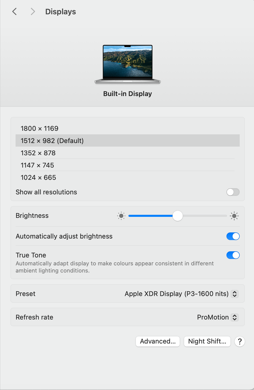 Macbook pro display scaling option unavai… - Apple Community