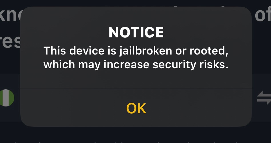 This device is jailbroken or rooted Apple Community