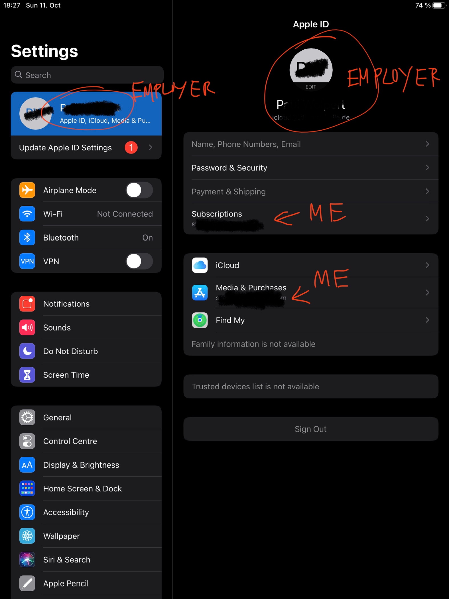 Can my employer see any of my iPad activi… Apple Community