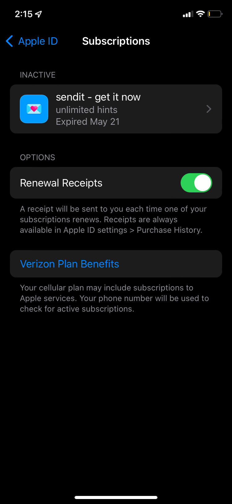 How do i remove a inactive subscription t… Apple Community