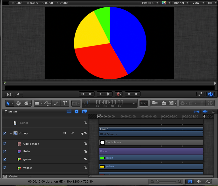 create a pie chart with apple motion - Apple Community