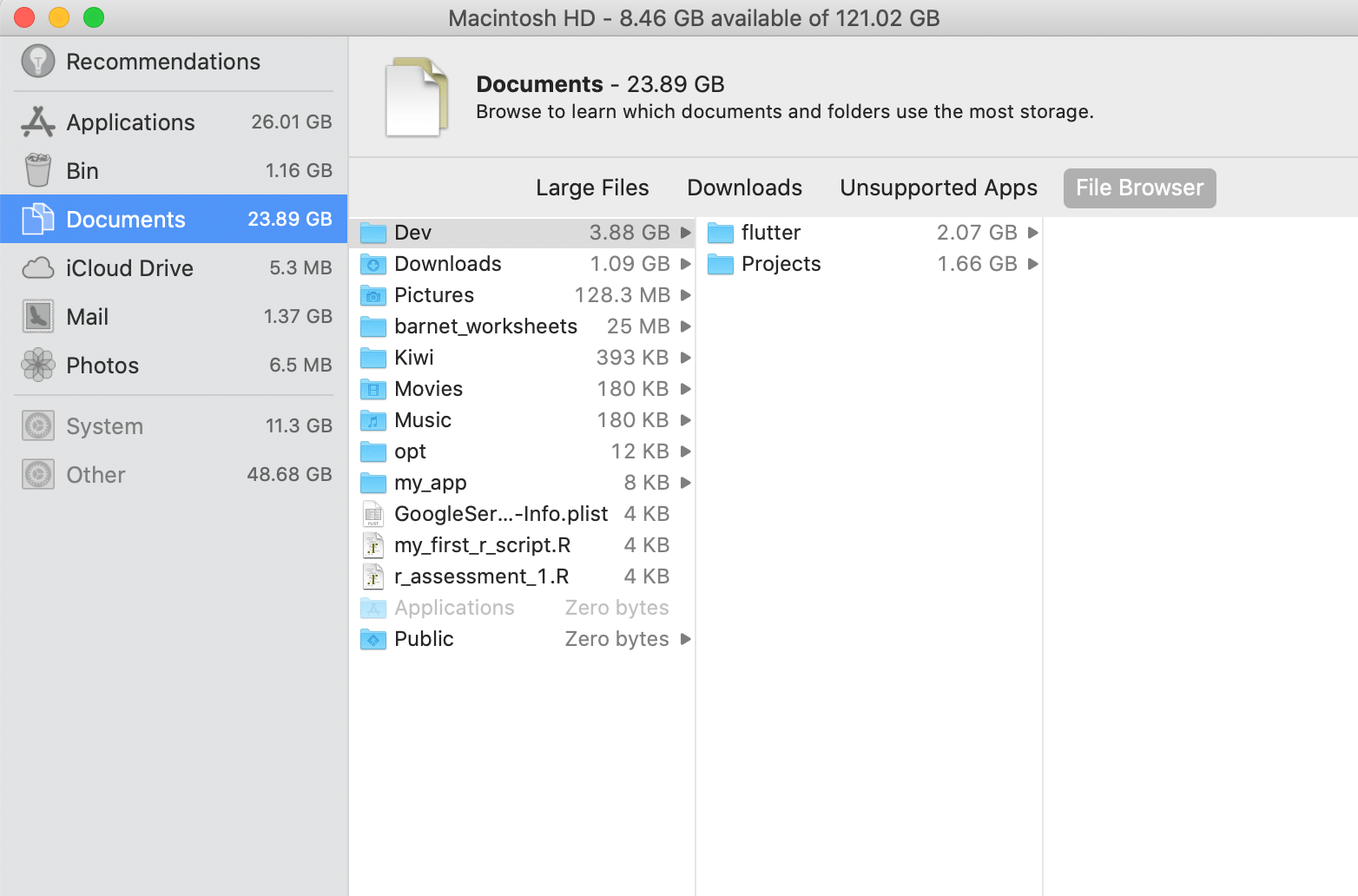 Large amount of storage space I do not kn… Apple Community