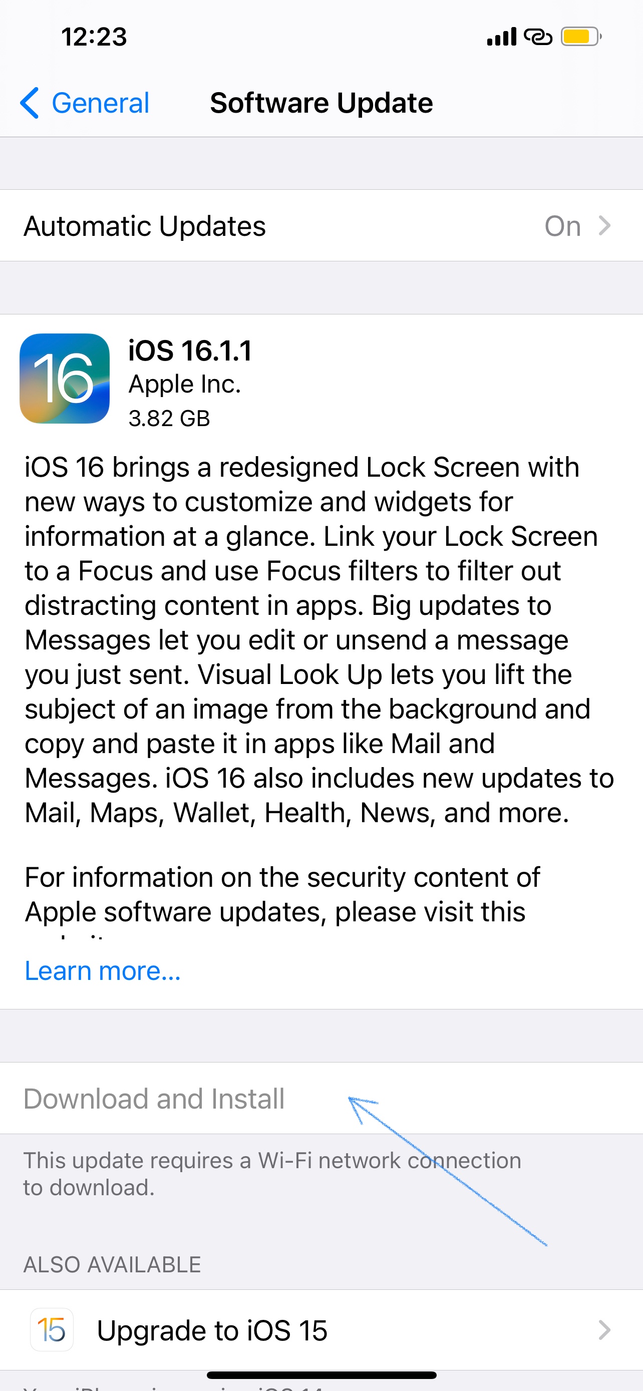 why my iphone 12 promax not updating ti i… Apple Community
