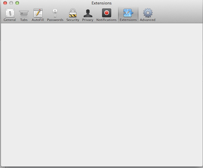 Why is My Safari Extensions Tab Blank? Apple Community