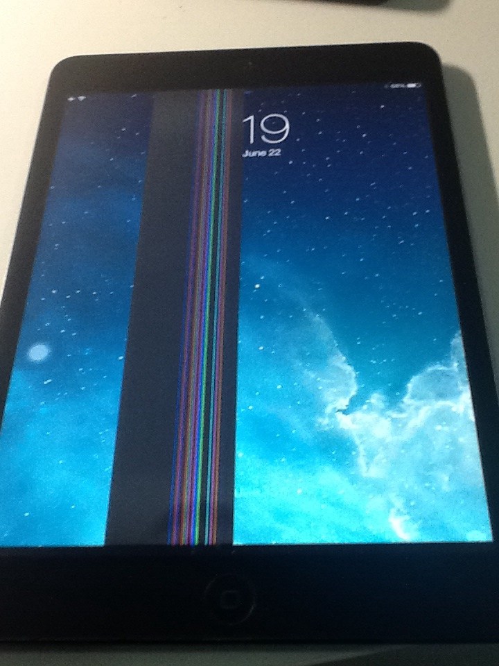 Fuzzy Ipad Screen