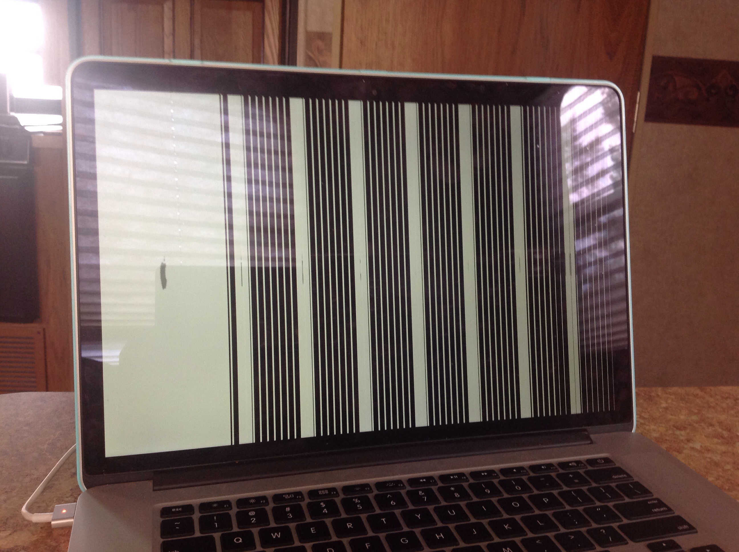 Black and white lines up and down screen Apple Community