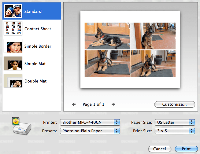 Print multiple photos on one page to prin… Apple Community
