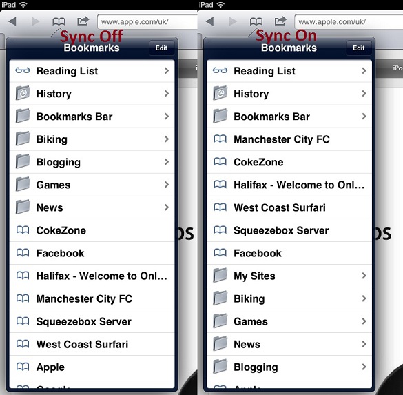 iCloud Syncing reorders bookmarks Apple Community