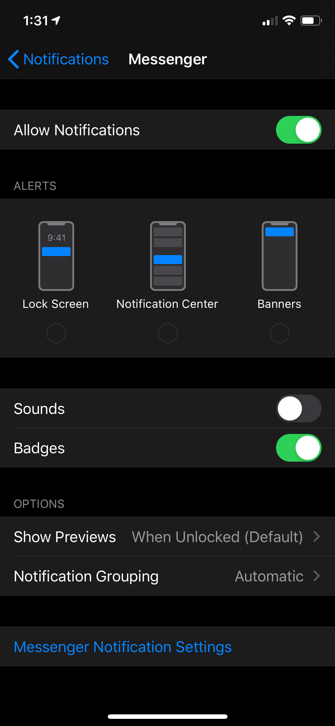 Facebook Messenger notification badge no … Apple Community