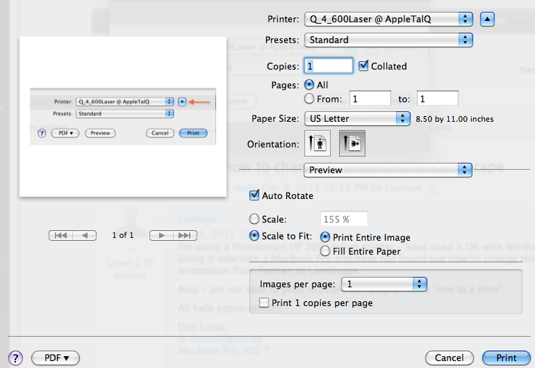 How do I change the doublesided print se… Apple Community